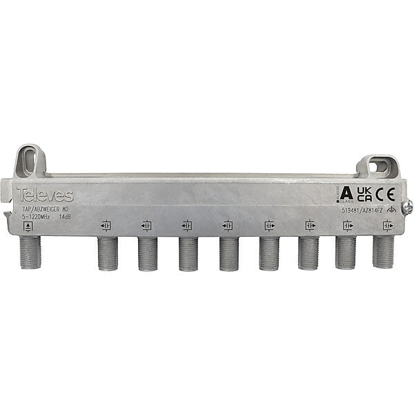 Televes Abzweiger 8f. 5-1218 MHz AD: 14 dB AZ814FZ